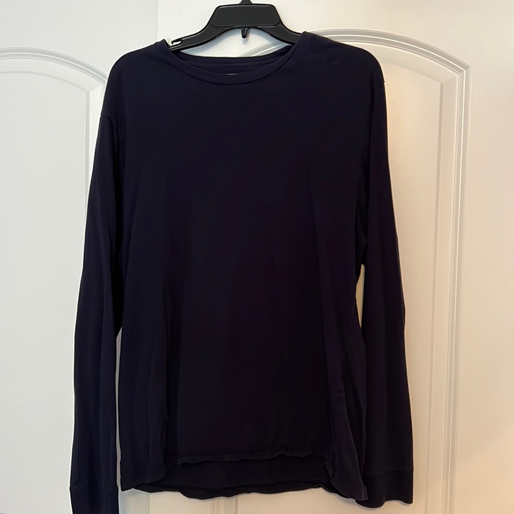 Men’s long sleeve navy blue shirt